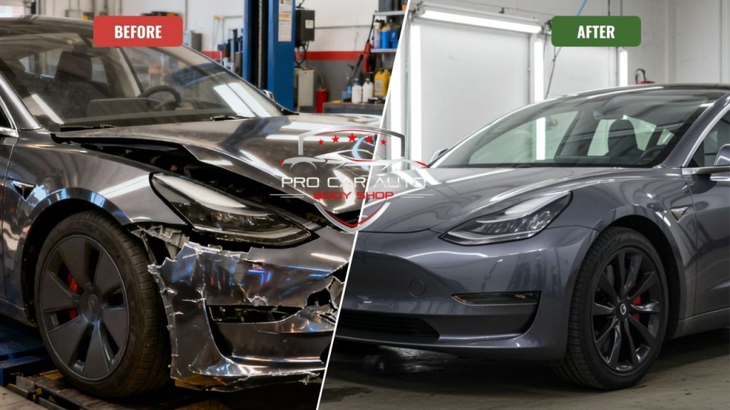 Tesla Collision Repair in Pompano Beach
