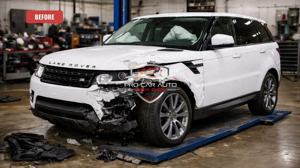 Land Rover Collision Center in Pompano Beach