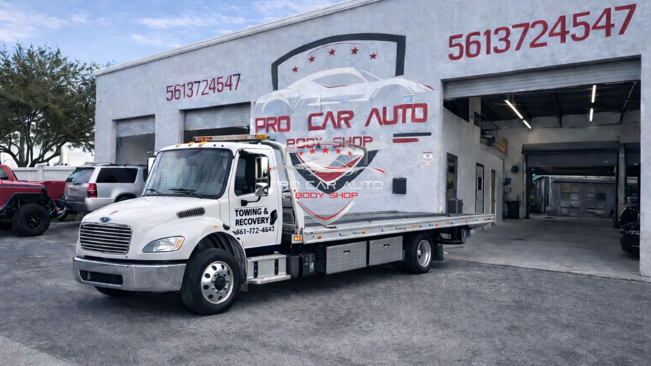 Towing and Body Shop Combo Near Pompano Beach