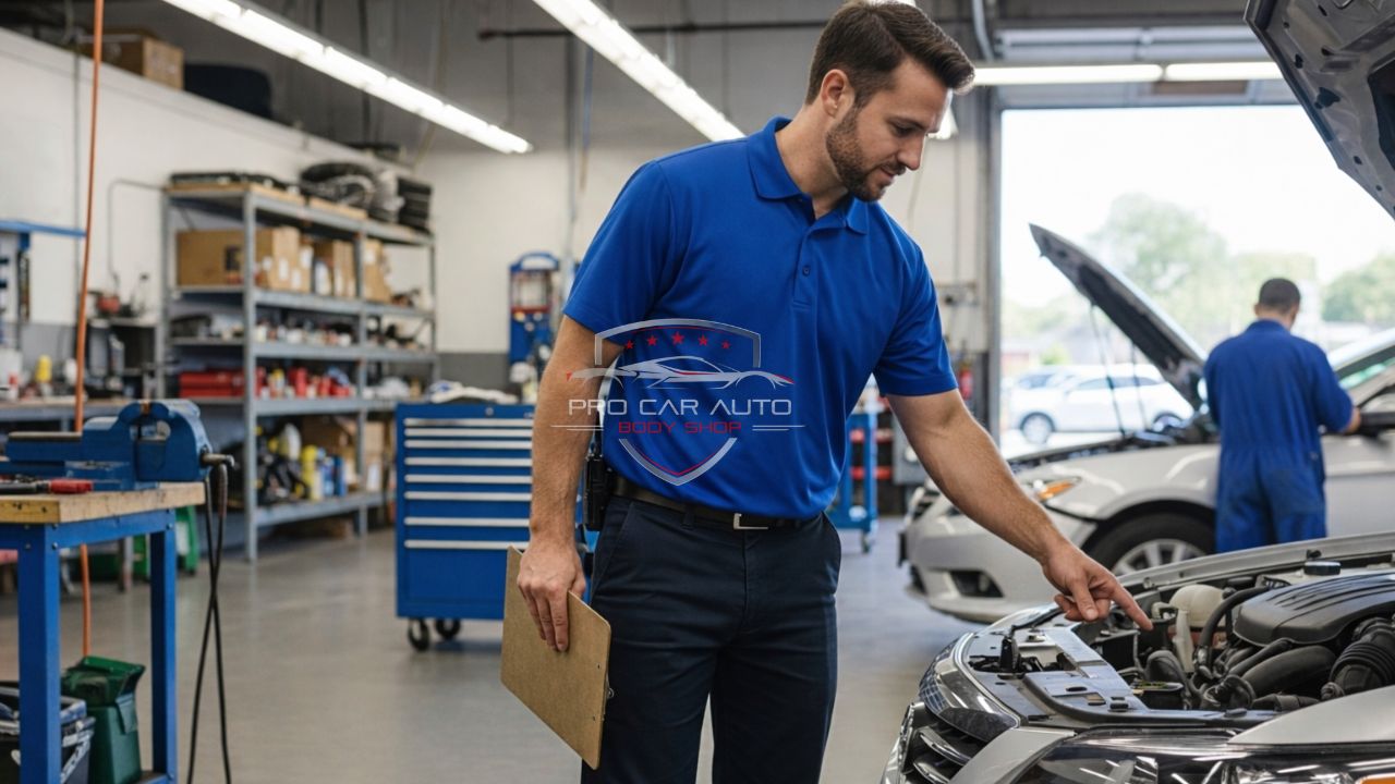 BMW insurance claim auto body repair