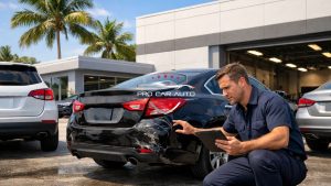 Will a Small Bumper Scratch Lower My Car's Trade-in Value at a Florida Dealership