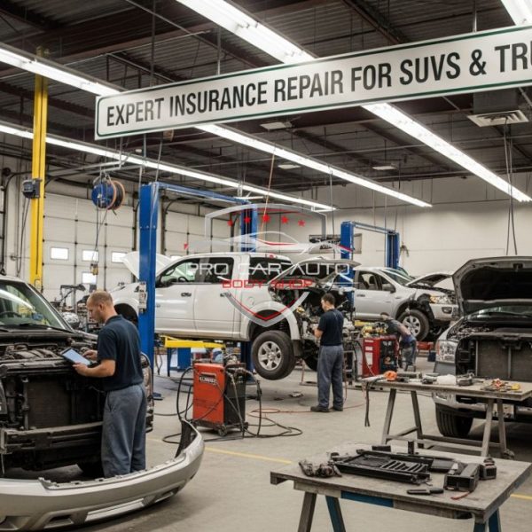 Collision center that manages insurance claims