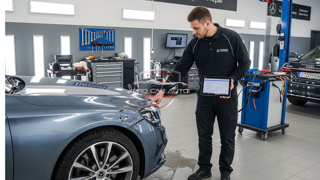 Professional accident claim repair facility