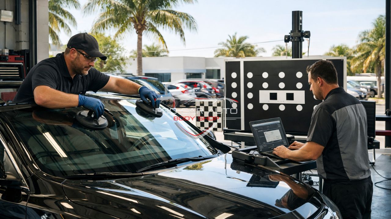 Windshield Replacement & ADAS Recalibration in Pompano Beach, FL – Why It’s Critical & How Pro Car Does It Right