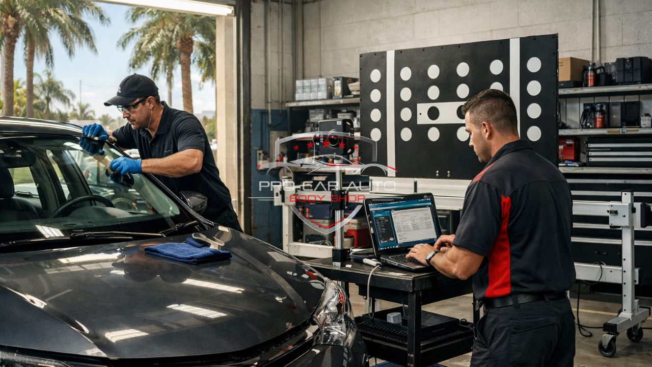 Windshield Replacement & ADAS Recalibration in Pompano Beach